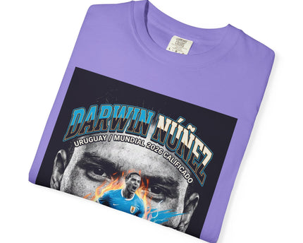 Darwin Nunez 19 Soccer Player T-Shirt, 2026 World Cup Tee, Uruguay Flag