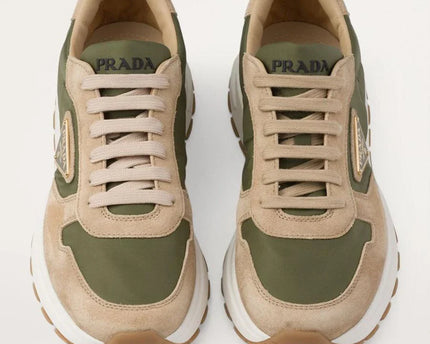 Men's Prada Prax 01 Re-Nylon 'Beige Green' Sneakers