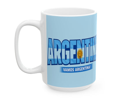 Argentina World Cup 2026 Soccer Mug ,  Argentina Flag, Ceramic Coffee Mug, Gift For Dad