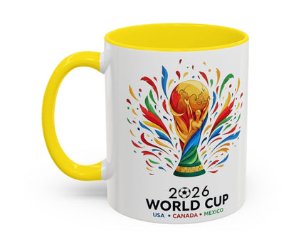 Argentina Vamos Argentina Mug , Accent Coffee Mug, Flag Text Design