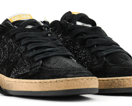Golden Goose Women's Ball Star Black Low-Top Sneakers