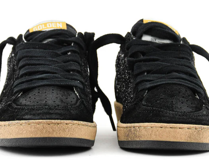 Golden Goose Women's Ball Star Black Low-Top Sneakers
