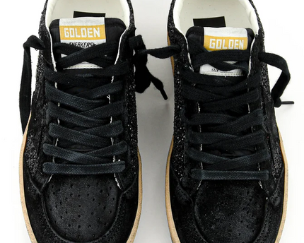 Golden Goose Women's Ball Star Black Low-Top Sneakers