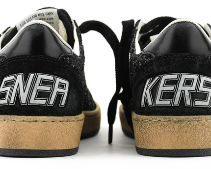Golden Goose Women's Ball Star Black Low-Top Sneakers