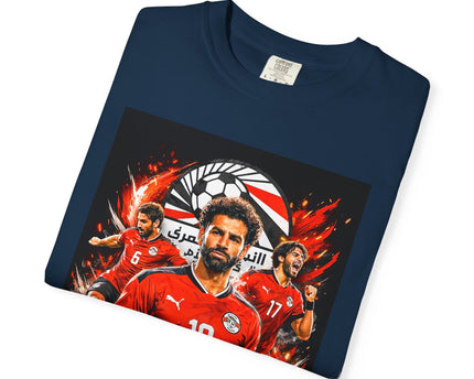 Egypt Football Players T-shirt, 2026 World Cup Back Trophy Design, Egypt Flag