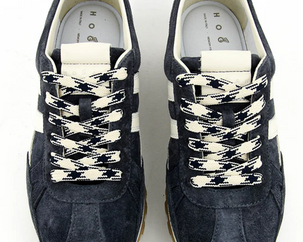 Men's Hogan 86er Suede Blue Sneakers