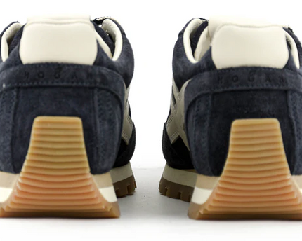Men's Hogan 86er Suede Blue Sneakers
