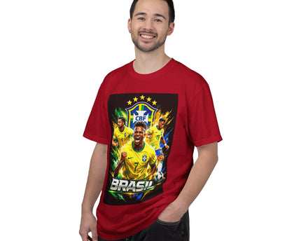 Brazil Soccer Players T-Shirt, 2026 World Cup Back Design, Brasil Flag
