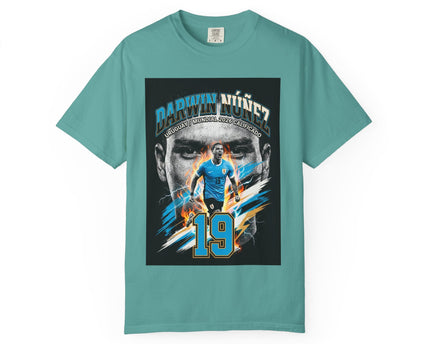 Darwin Nunez 19 Soccer Player T-Shirt, 2026 World Cup Tee, Uruguay Flag