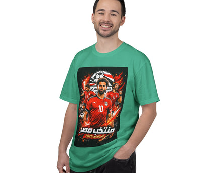 Egypt Football Players T-shirt, 2026 World Cup Back Trophy Design, Egypt Flag