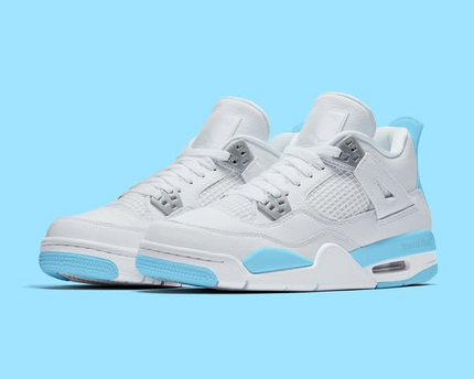 Men's Air Jordan 4 Blue Chill Shoes