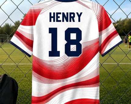 Personalized USA Soccer Jersey Shirt for Men, Custom Name and Number USA 2026 Football Jersey, Birthday Gift for Soccer Lovers, Sports Fans, Unstoppable On The Field