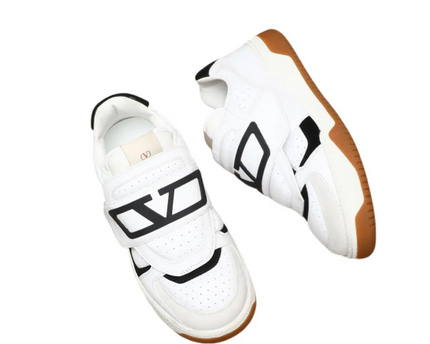 Men's Valentino Garavani Joie De Jouer White Black Sneakers