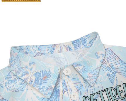 Retired Not My Problem Anymore - Personalized Customized Hawaiian shirt