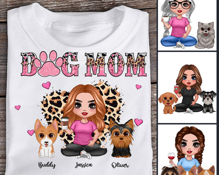 Dod Mom - Personalized Customized T-shirt - Gift For Pet Lover Dog Mom Dog Lover