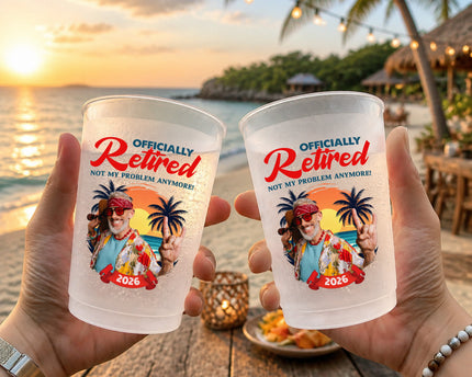 Custom Photo Funny Retirement Cups Gifts For Women
