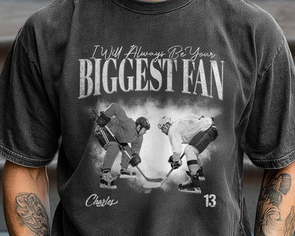 Custom Photo My Heart Is On That Field Retro Vintage Portrait Comfort Shirt