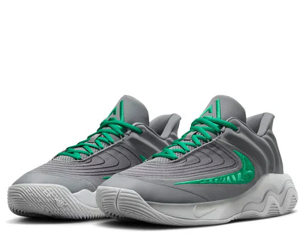 Men's Nike Giannis Immortality 4 Smoke Grey Stadium Green Shoes