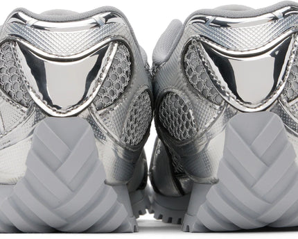 Men’s Bottega Veneta Orbit Silver Sneakers