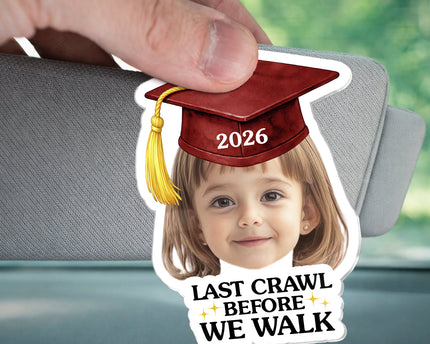 Custom Photo Look Who Graduated - Personalized Car Visor Clip - Special Gift For Family Members, Best Friends, Siblings
