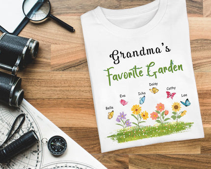 Favorite Garden - Personalized Customized T-shirt - Gift For Garden Lover - Gift For Friend