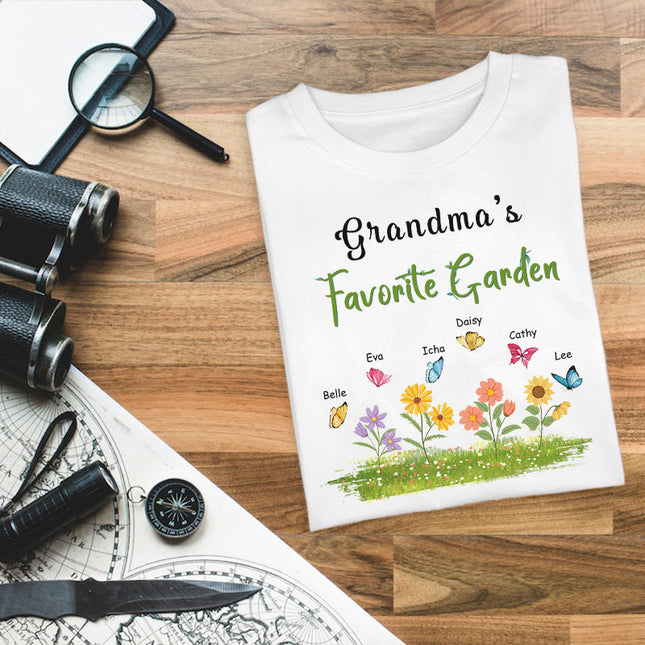 Favorite Garden - Personalized Customized T-shirt - Gift For Garden Lover - Gift For Friend