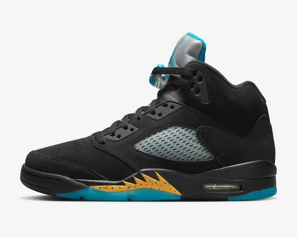 Men's Nike Air Jordan 5 Retro Aqua Shoes