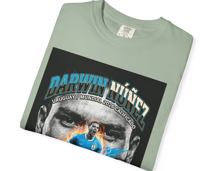 Darwin Nunez 19 Soccer Player T-Shirt, 2026 World Cup Tee, Uruguay Flag