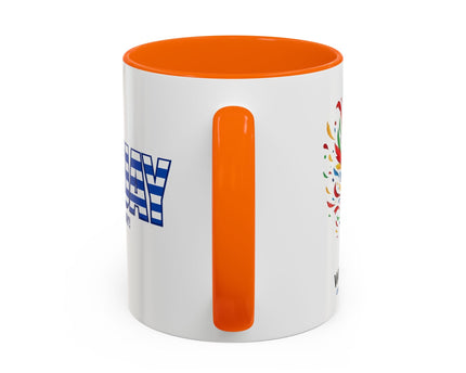 Uruguay Vamos Uruguay Mug, Accent Coffee Mug, Soccer World Cup, Gift for Dad