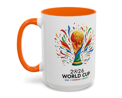 Argentina Vamos Argentina Mug , Accent Coffee Mug, Flag Text Design