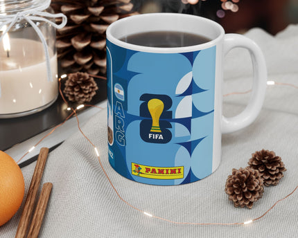 Argentina Soccer Player Lautaro Martínez Mug —  Ceramic Coffee Cup, World Cup 2026
