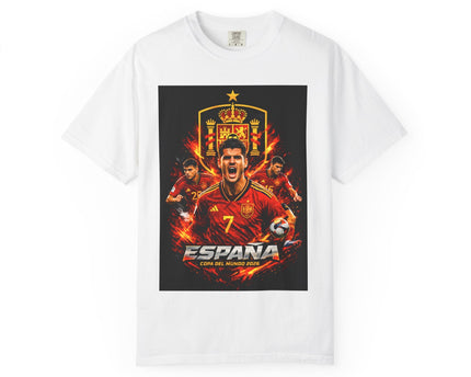 Spain Soccer Players T-Shirt, 2026 World Cup Spain Football Tee, Spain Flag