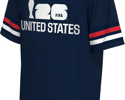 Outerstuff FIFA World Cup 2026 Mens Short Sleeve V-Neck Football Jersey