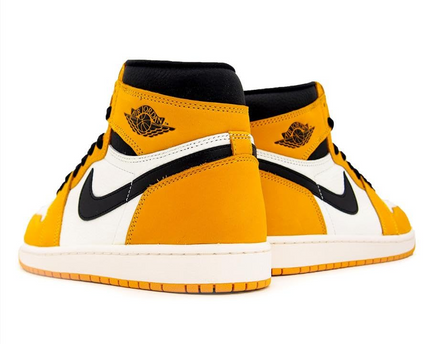 Men's Air Jordan 1 High 'Yellow Ochre’ Shoes