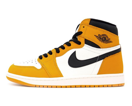 Men's Air Jordan 1 High 'Yellow Ochre’ Shoes