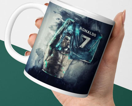 PrintWala Ronaldo Mug Footballer Printed Cup
