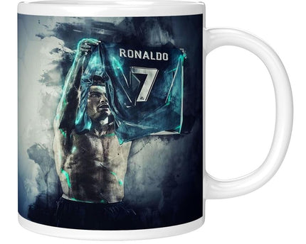 PrintWala Ronaldo Mug Footballer Printed Cup