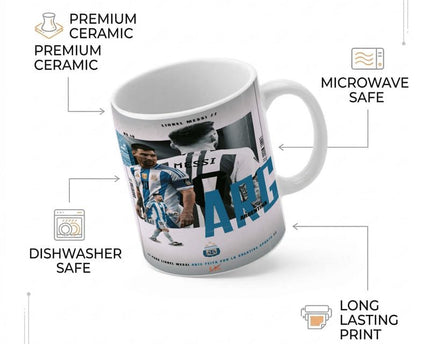 Lionel Messi Argentina National Team Printed Cup