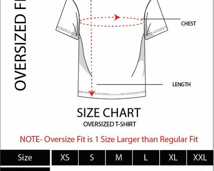 Starton Apparel Unisex Cotton Football Graphic Print Oversized Fit