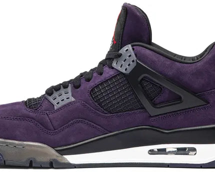 Men's  Air Jordan 4 'Purple Suede - White Midsole' Shoes