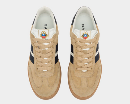 Men's Bally Retro Crest Brown Sneaker