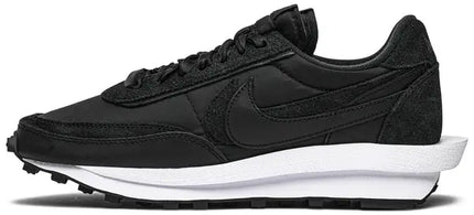 Men's Sacai x Nike LVD Waffle Daybreak Black Nylon Shoes
