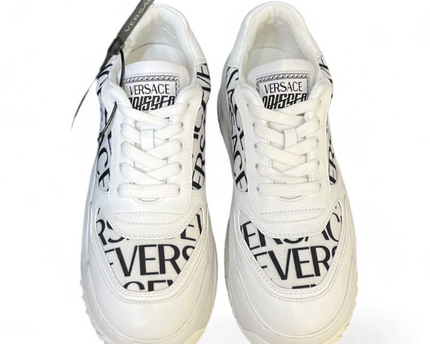 Men's VERSACE Odissea White & Black Sneakers