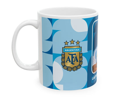 Argentina Soccer Player Lautaro Martínez Mug —  Ceramic Coffee Cup, World Cup 2026