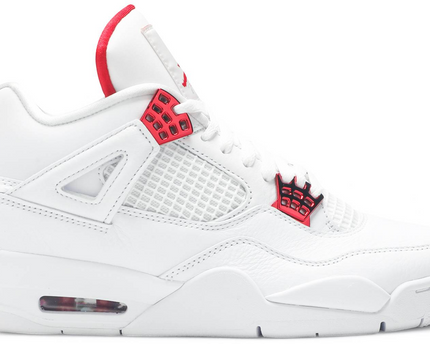 Men's Nike Air Jordan 4 White University Red Shoes