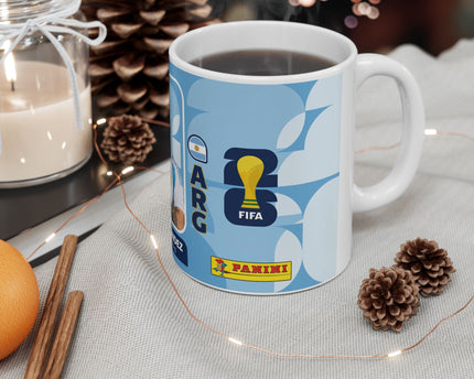Argentina Soccer Player Enzo Fernández Ceramic Mug —  Fan Gift, World Cup 2026