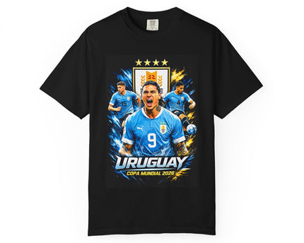 Uruguay National Team Soccer Shirt, World Cup 2026 Tee, Uruguay Flag
