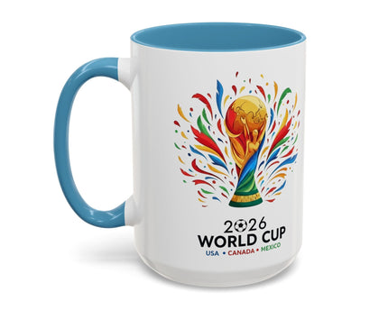 Argentina Vamos Argentina Mug , Accent Coffee Mug, Flag Text Design