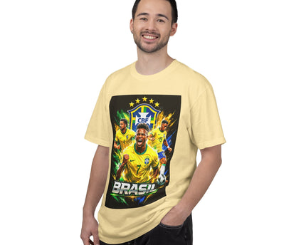 Brazil Soccer Players T-Shirt, 2026 World Cup Back Design, Brasil Flag