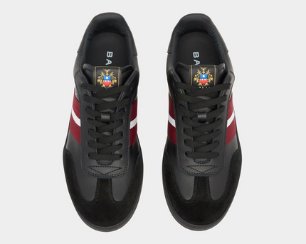 Men's Bally Retro Crest Black Sneaker